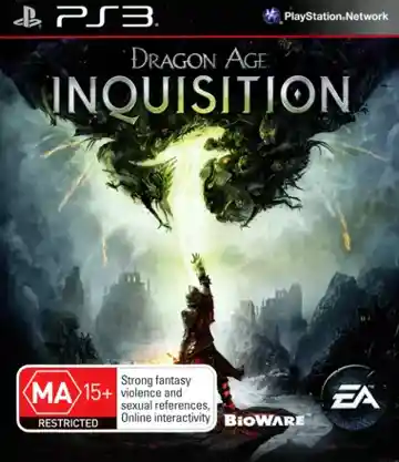 Dragon Age - Inquisition (USA) (En,Fr,Es) (v1.09) (Disc) (Update) box cover front